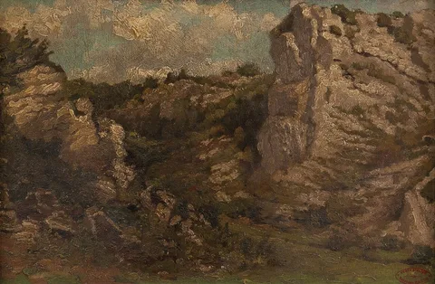Théodore Baron, Rock landscape