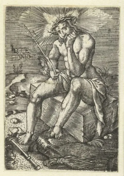 Jacob Binck, Christus op de koude steen