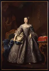 Johann Valentin Tischbein, Portrait of Anna van Hannover (1709-1759)