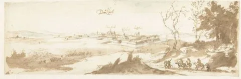 Jan Peeters the Elder, Gezicht op Doullens