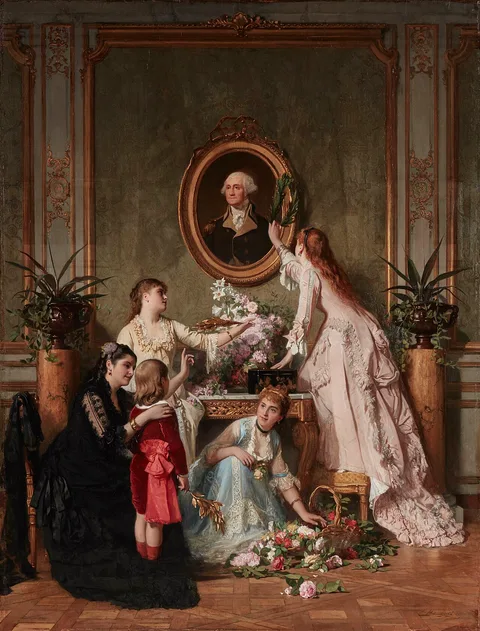 Charles Baugniet, Washington's Birthday