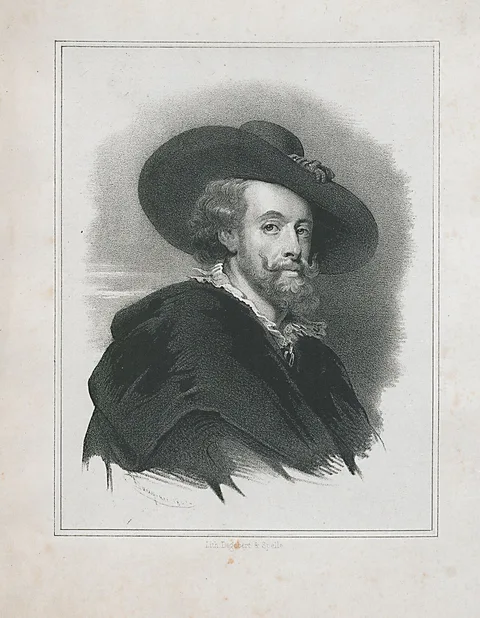 Charles Baugniet, Portret van Peter Paul Rubens