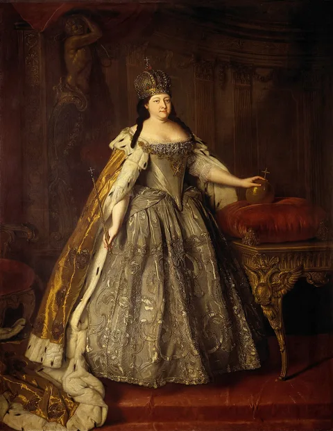 Louis Caravaque, Portrait of Empress Anna Ioannovna