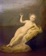 Louis Caravaque, Portrait of Tsarevna Elizabeth Petrovna in Childhood