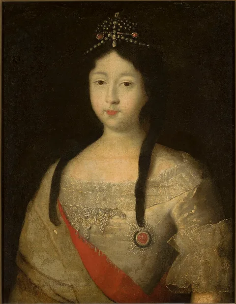 Louis Caravaque, Portrait of Grand Duchess Anna Petrovna.