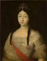 Louis Caravaque, Portrait of Grand Duchess Anna Petrovna.