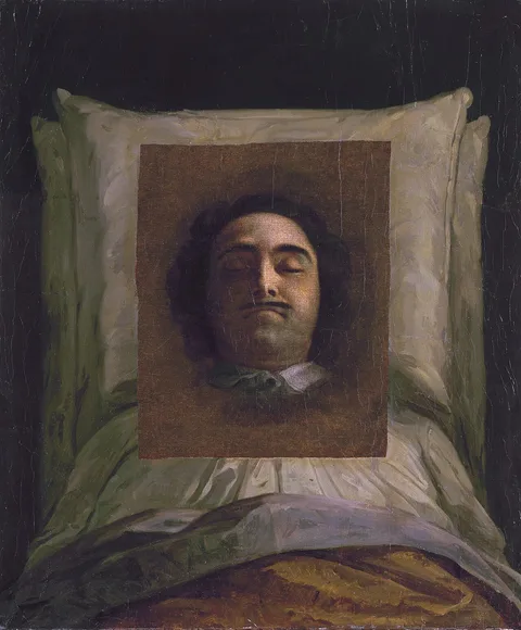 Louis Caravaque, Portrait of Peter the Great on his Death-Bed