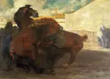 Jean Delvin, Horse Fight