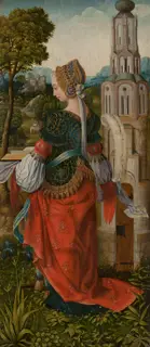 Master of Frankfurt, Saint Barbara