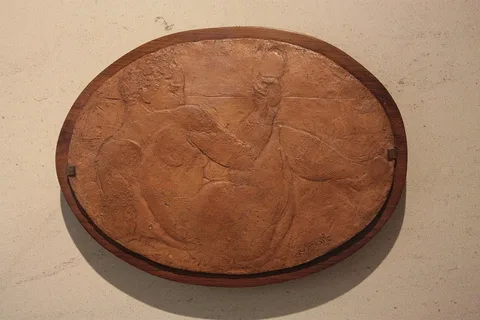 Manolo Hugué, Femme allongée au miroir