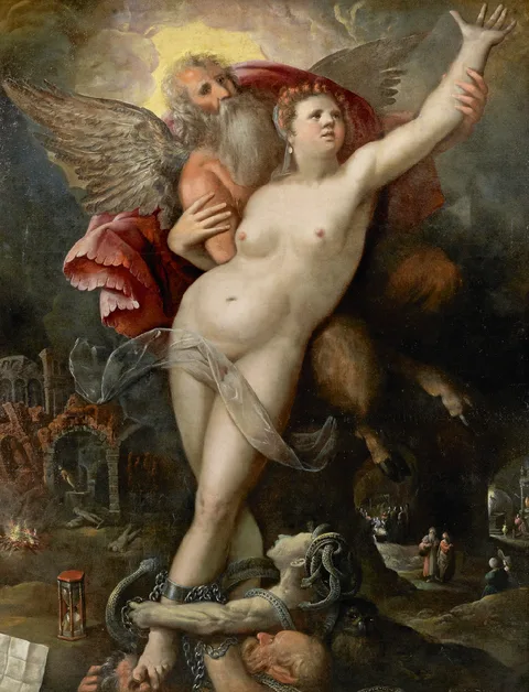 Gillis Coignet, Allegory of Time revealing Truth