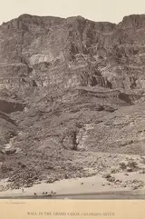 Timothy H. O'Sullivan, Wall in the Grand Canyon, Colorado River
