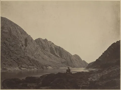 Timothy H. O'Sullivan, Iceberg Canyon, Colorado River, Looking Above
