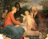 Erich Correns, The Holy Family with Saint John