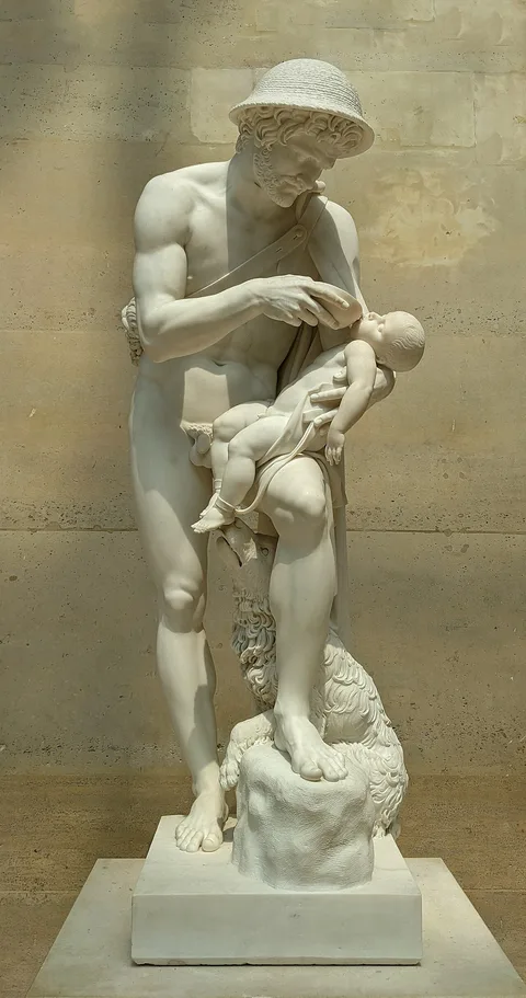 Charles Dupaty, The child Œdipus brought back to life by the shepherd Phorbas, who took him off the tree