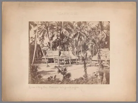 Emile Gsell, Paalwoningen nabij Angkor in Cambodja