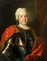 Louis de Silvestre, Portrait of Heinrich von Brühl.
