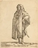 Filippo Napoletano, Standing Soldier in a Long Cloak