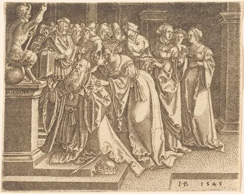 Hans Brosamer, Solomon Worshipping Idols