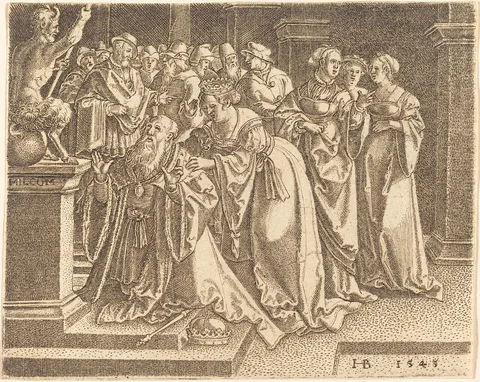 Hans Brosamer, Solomon Worshipping Idols