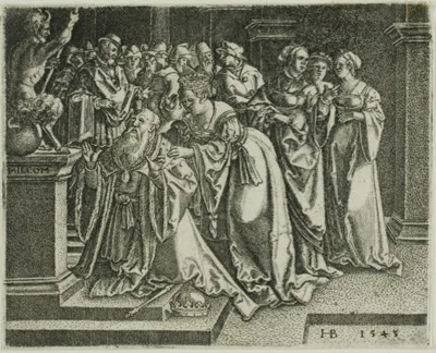 Hans Brosamer, Solomom Adoring the Idols