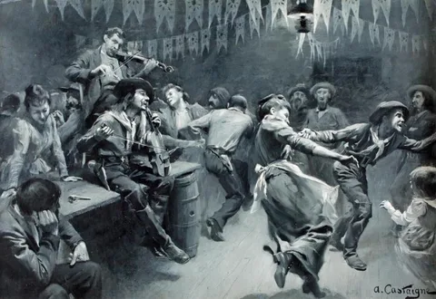 André Castaigne, The Dance