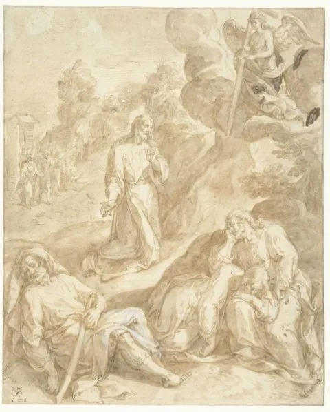 Chrispijn van den Broeck, Christus in Gethsemane
