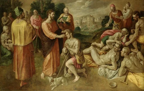 Chrispijn van den Broeck, Christ Healing the Sick