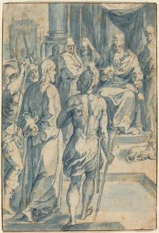 Chrispijn van den Broeck, Christ before Caiaphas