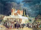 Jan Feliks Piwarski, Market in Opatów.