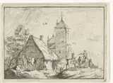 Robert van den Hoecke, Landschappen met kampementen