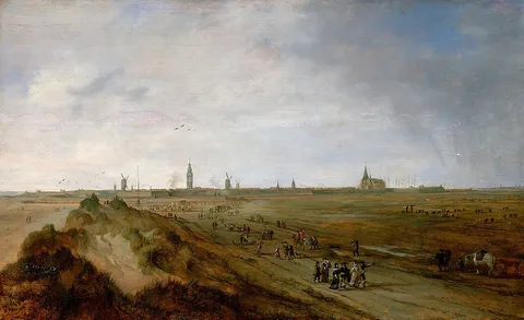 Robert van den Hoecke, View of Ostend