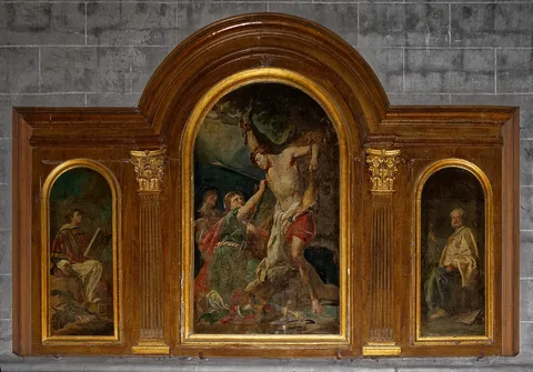 Nicolas-Guy Brenet, Triptych, Church St. John the Baptist, Nemours