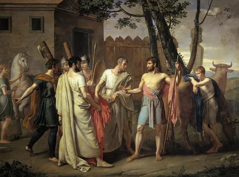 Juan Antonio de Ribera, Cincinnatus abandons the Plough to dictate Laws to Rome