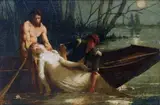 Jean-Baptiste Bertrand, Christians Removing the Bodies of Martyrs from the Tiber