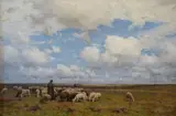 Henri Zuber, The herd of Vieux-Ferrette