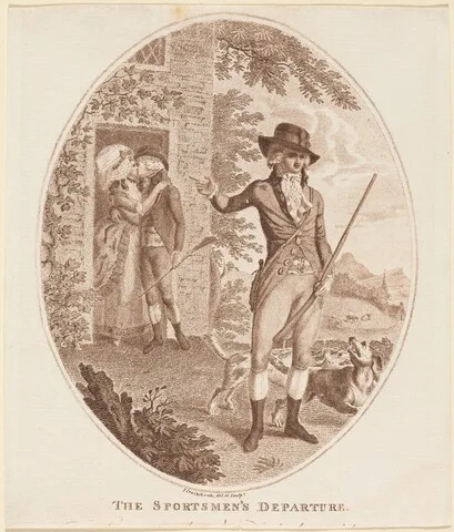 Isaac Cruikshank, The Sportsmen's Departure