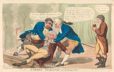 Isaac Cruikshank, Strong Symptoms of Loyalty