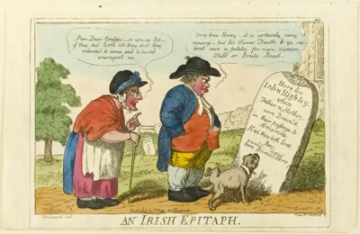 Isaac Cruikshank, An Irish Epitaph