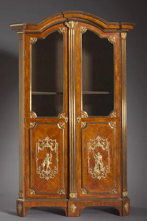 Charles Cressent, Pair of Bookcases (Bibliothèques)