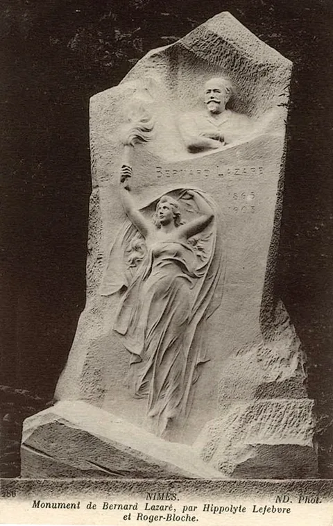 Hippolyte Lefèbvre, Category:Monument to Bernard Lazare in Nîmes