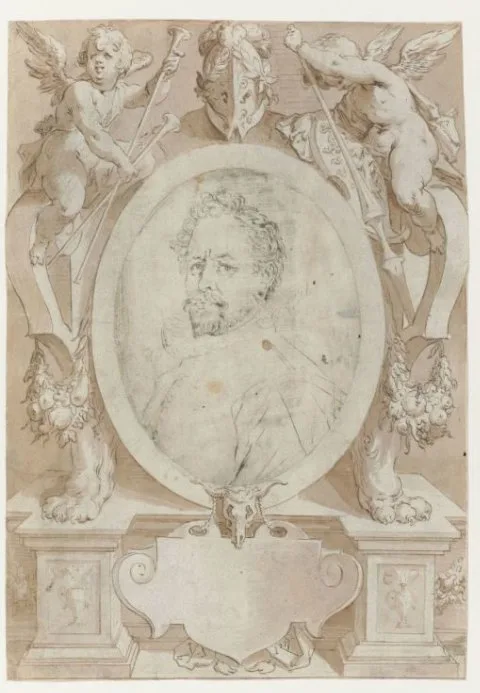 Jan Harmensz. Muller, Portret van B. Spranger