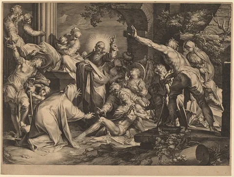 Jan Harmensz. Muller, The Raising of Lazarus