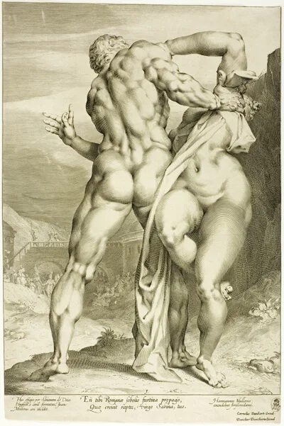 Jan Harmensz. Muller, The Rape of a Sabine Woman, View from Behind