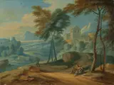 Adriaen Frans Boudewyns, Mountainous landscape