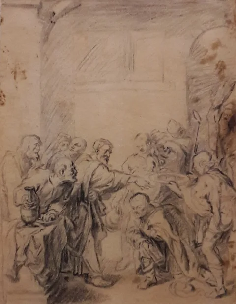 Jan Erasmus Quellinus, Saint Peter baptizing the centurion Cornelius