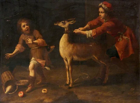 Tommaso Salini, Children and a Roe Deer