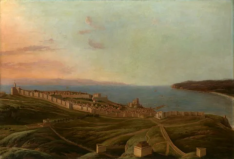 Hendrick Danckerts, A View of Tangier