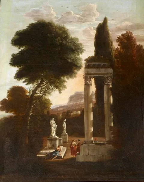 Hendrick Danckerts, Classical Landscape
