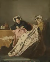 Alexander Hugo Bakker Korff, Two Ladies at their Sewing